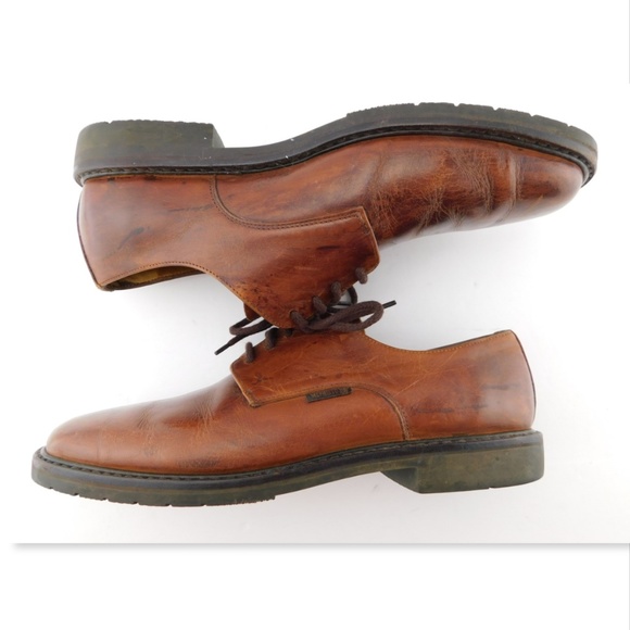 MEPHISTO Natural Tan Brown Lace Up Air Relax Oxfords Shoes 10